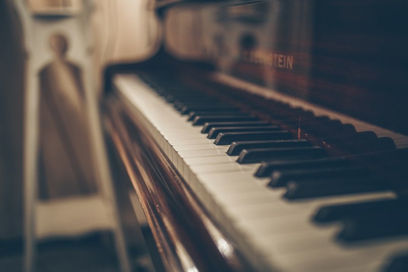 Classic piano keys